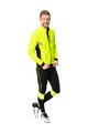 VAUDE Kolarska kurtka przeciwwiatrowa - KURO SOFTSHELL - żółty/czarny