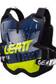 LEATT ochraniacz pleców i klatki piersiowej - CHEST PROTECTOR 1.5 TORQUE - czarny/niebieski/żółty