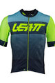 LEATT Koszulka kolarska z krótkim rękawem - MTB ENDURANCE 6.0 - zielony/niebieski