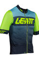 LEATT Koszulka kolarska z krótkim rękawem - MTB ENDURANCE 6.0 - zielony/niebieski