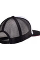 LEATT Czapka kolarska - TRUCKER - czarny/biały