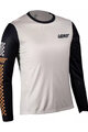 LEATT Letnia koszulka kolarska z długim rękawem - MTB ENDURO 4.0 W - biały/czarny