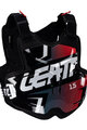 LEATT ochraniacz pleców i klatki piersiowej - CHEST PROTECTOR TORQUE 1.5 - czarny/czerwony