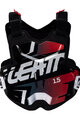 LEATT ochraniacz pleców i klatki piersiowej - CHEST PROTECTOR TORQUE 1.5 - czarny/czerwony