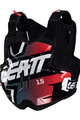 LEATT ochraniacz pleców i klatki piersiowej - CHEST PROTECTOR TORQUE 1.5 - czarny/czerwony