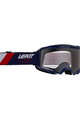 LEATT Okulary kolarskie - VIZION 2.5 - niebieski/czerwony