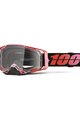 100% SPEEDLAB Okulary kolarskie - ARMEGA - czerwony/czarny