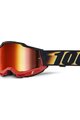 100% SPEEDLAB Okulary kolarskie - ACCURI 2 - czerwony/czarny/żółty