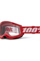 100% SPEEDLAB Okulary kolarskie - STRATA 2 - czerwony/biały