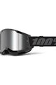 100% SPEEDLAB Okulary kolarskie - STRATA 2 - czarny/szary/srebrny