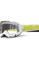 100% SPEEDLAB Okulary kolarskie - ACCURI 2 - biały/żółty