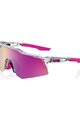 100% SPEEDLAB Okulary kolarskie - SPEEDCRAFT XS - przezroczysty/fioletowy