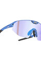 NEON Okulary kolarskie - FLAME - niebieski