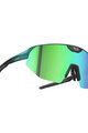 NEON Okulary kolarskie - FLAME - turkusowy/czarny