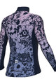 ALÉ Zimowa koszulka kolarska z długim rękawem - NADINE PRAGMA - fioletowy/niebieski
