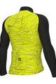 ALÉ Zimowa koszulka kolarska z długim rękawem - BYTE PRAGMA - żółty/czarny