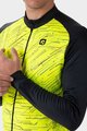 ALÉ Zimowa koszulka kolarska z długim rękawem - BYTE PRAGMA - żółty/czarny