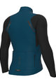 ALÉ Zimowa koszulka kolarska z długim rękawem - QUICK R-EV1 - czarny/niebieski