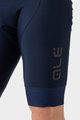 ALÉ Krótkie spodnie kolarskie z szelkami - MAGIC COLOUR PR-E - niebieski