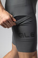 ALÉ Krótkie spodnie kolarskie z szelkami - GRAVEL-PRO OFF ROAD - GRAVEL - zielony