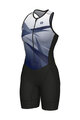 ALÉ Kombinezon kolarski - HORIZON TRIATHLON - niebieski/czarny