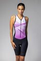 ALÉ Kombinezon kolarski - HORIZON TRIATHLON - różowy/czarny
