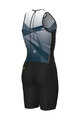 ALÉ Kombinezon kolarski - HORIZON TRIATHLON - biały/niebieski/czarny
