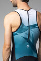 ALÉ Kombinezon kolarski - HORIZON TRIATHLON - biały/niebieski/czarny