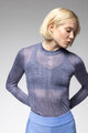 ALÉ Kolarska koszulka z długim rękawem - INTIMO KNITTED - niebieski