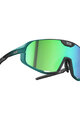 NEON Okulary kolarskie - VOLCANO - turkusowy/czarny