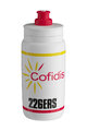 ELITE Bidon kolarski - FLY 550 COFIDIS 2025 - biały/kolorowy