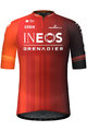 GOBIK Koszulka kolarska z krótkim rękawem - ODYSSEY INEOS GRENADIERS 2024 - czerwony/pomarańczowy