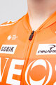 GOBIK Koszulka kolarska z krótkim rękawem - ODYSSEY - biały/pomarańczowy
