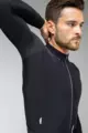 GOBIK Zimowa koszulka kolarska z długim rękawem - PACER SOLID - czarny