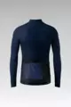GOBIK Zimowa koszulka kolarska z długim rękawem - HYDER - niebieski