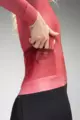GOBIK Zimowa koszulka kolarska z długim rękawem - HYDER WOMEN - różowy