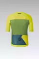 GOBIK Koszulka kolarska z krótkim rękawem - CX PRO 3.0 - żółty/zielony