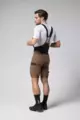 GOBIK Krótkie spodnie kolarskie z szelkami - GRIT 2.0 K10 - brązowy