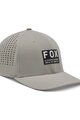 FOX Czapka kolarska - NON STOP TECH FLEXFIT - szary