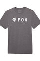 FOX Kolarska koszulka z krótkim rękawem - ABSOLUTE TECH TEE - szary