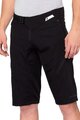 100% SPEEDLAB Krótkie spodnie kolarskie bez szelek - AIRMATIC SHORTS - czarny