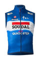 CASTELLI Kamizelka kolarska - SOUDAL QUICK-STEP 2024 PRO LIGHT WIND - niebieski/biały/czerwony