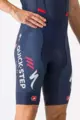 CASTELLI Krótkie spodnie kolarskie z szelkami - SOUDAL QUICK-STEP 2024 COMPETIZIONE - niebieski/biały/czerwony