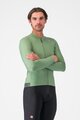 CASTELLI Zimowa koszulka kolarska z długim rękawem - ESPRESSO THERMAL - zielony