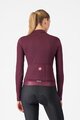 CASTELLI Zimowa koszulka kolarska z długim rękawem - ESPRESSO THERMAL W LS - czerwony