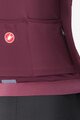 CASTELLI Zimowa koszulka kolarska z długim rękawem - ESPRESSO THERMAL W LS - czerwony
