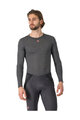 CASTELLI Kolarska koszulka z długim rękawem - MEDIO BASE LAYER LS - szary