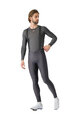 CASTELLI Kolarska koszulka z długim rękawem - MEDIO BASE LAYER LS - szary