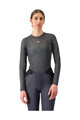 CASTELLI Kolarska koszulka z długim rękawem - MEDIO BASE LAYER W - szary