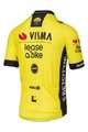 AGU Koszulka kolarska z krótkim rękawem - REPLICA VISMA | LEASE A BIKE 2024 - żółty/czarny